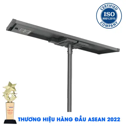[AIO-COOL-120-5K7-BK-V25.1] Bộ đèn năng lượng mặt trời All In One COOLEX 120W 5700 màu đen, KY-Y-YJ114.120